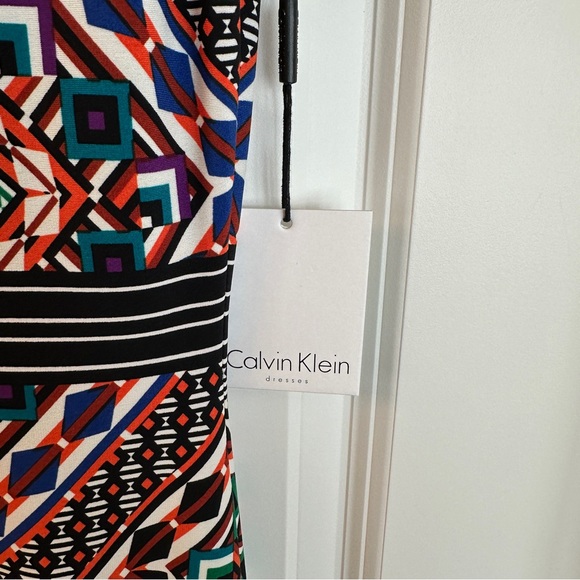 NWT Calvin Klein Multicolored Dress - Picture 4 of 7